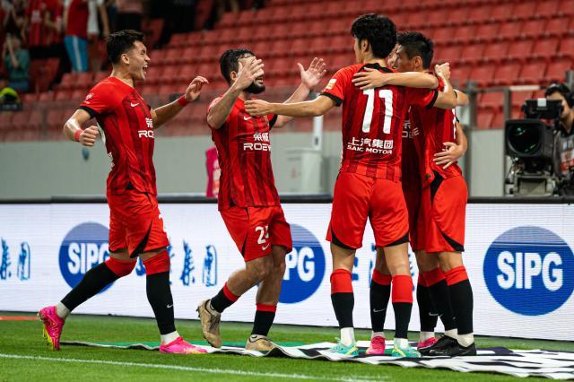 球速体育链接-【中超】吕文君卡隆破门 上海海港2比1逆转津门虎